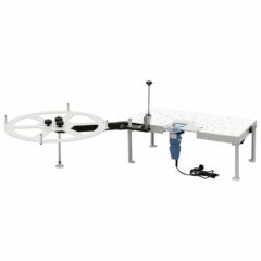 Kiinteä pöytä ST 95A tukilautasella ja katkaisulaitteella