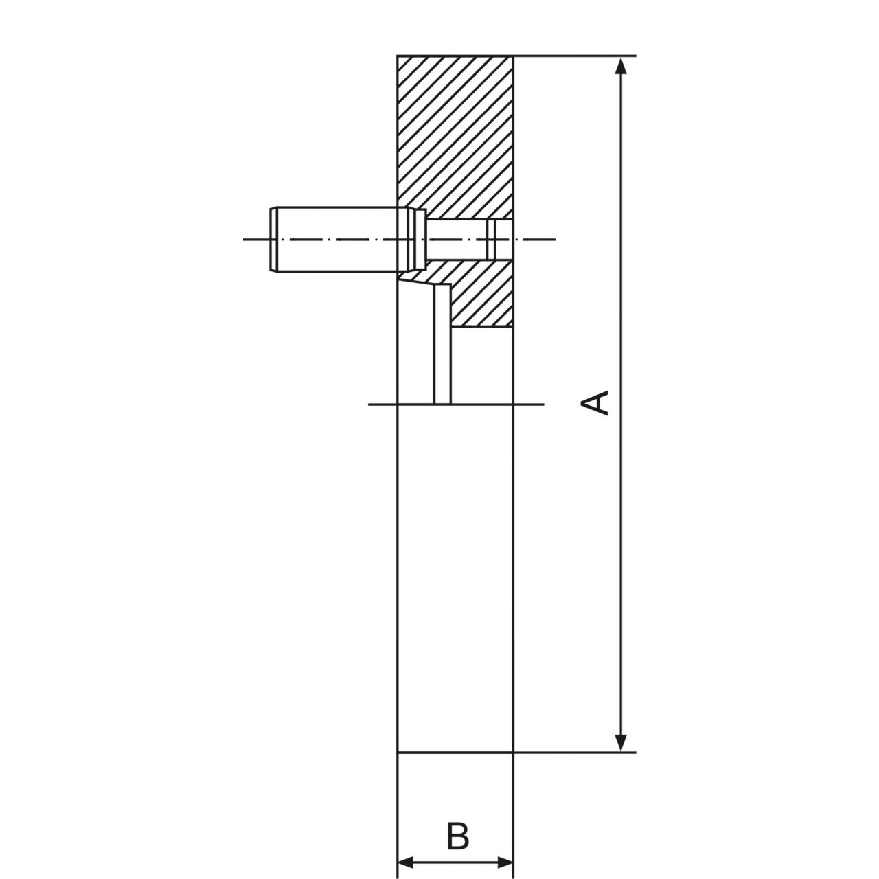 Laippa DIN 55029 160/D4, puolikoneistettu - Image 3