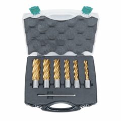 Kernaporasarja(Tin) CDL, HSS, 14 - 24 mm, poraussyvyys 50 mm