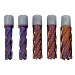 Kernaporasarja(HSSCO5) CDL, nACO-pinnoitettu, 14/18/22 mm, poraussyvyys 50 mm, 5-os.