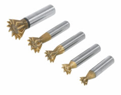 Lohenpyrstö jyrsinsarja 5-os., Tin-pinnoitettu