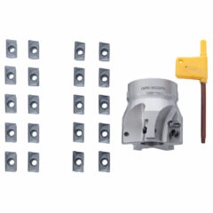 Taso- ja urajyrsin-sarja 90° halk. 63 mm / B 22