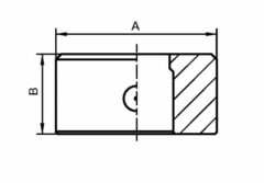 STW ja Mubea Pyöreä-tyyny Ø 45 mm - 22,7 mm