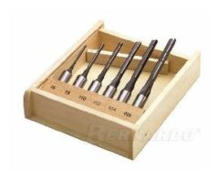 Pitkänreiänporasetti 6.os, 13 mm varrella,vastapäivä